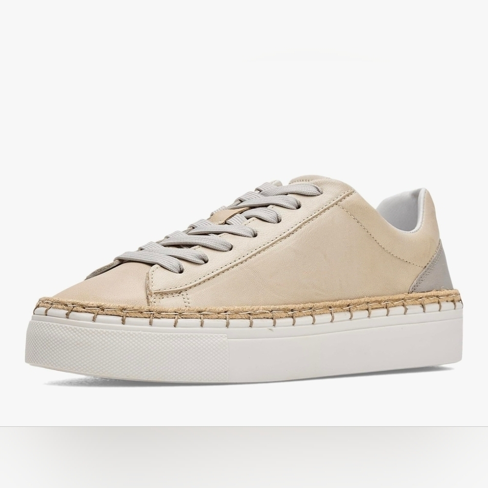 Free People Scotty Leather Sneakers, Size 8